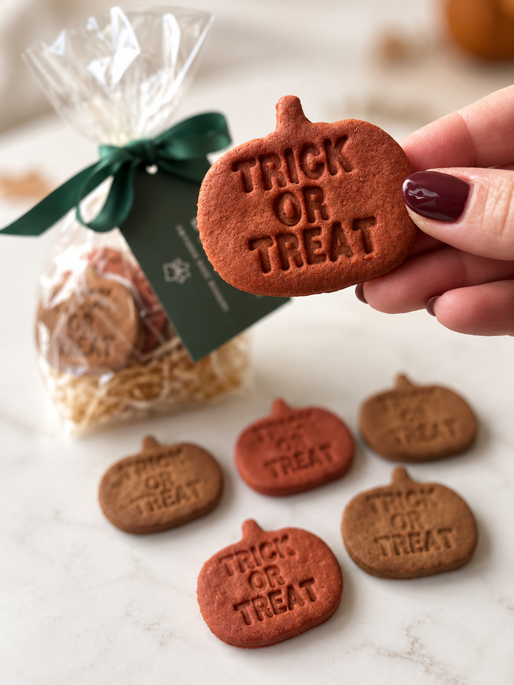 *LIMITED EDITION* Pumpkin 'Trick or Treat' Dog Biscuits