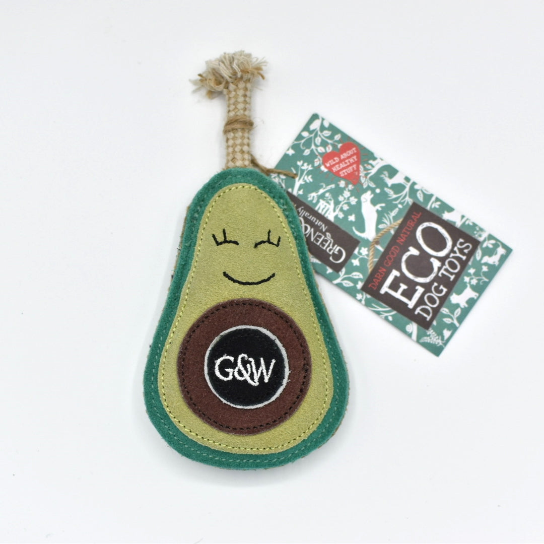 Audrey the Avocado - Eco Dog Toy